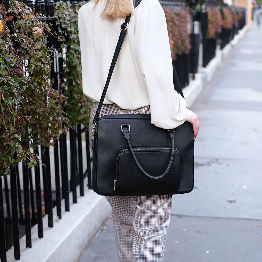 Stackers Τσάντα για Laptop, μαύρη