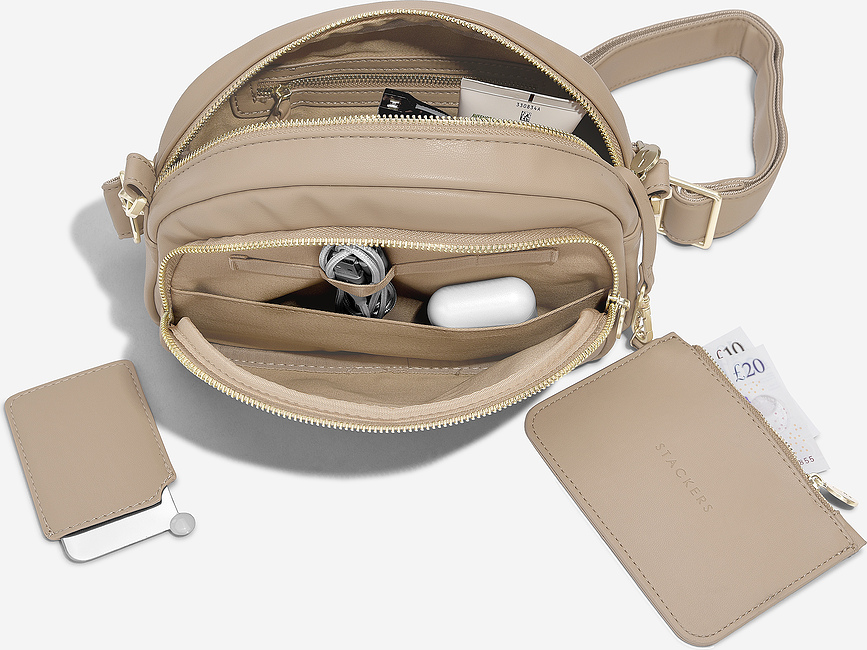 Stackers Τσάντα Ώμου, καμηλό