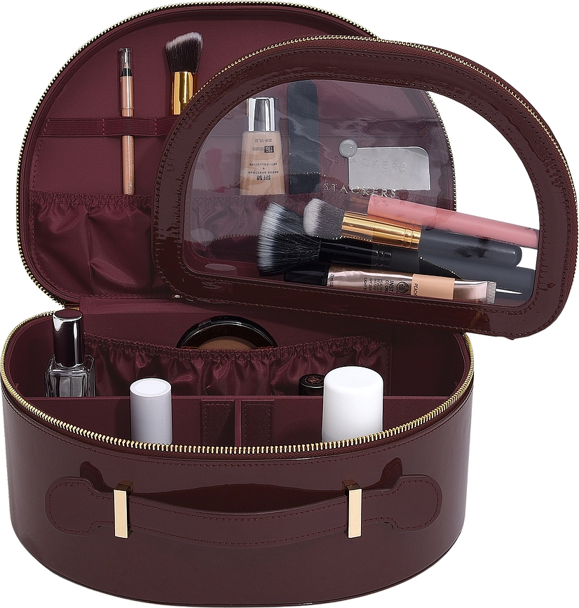 Stackers Vanity Trousse de Maquillage, cerise