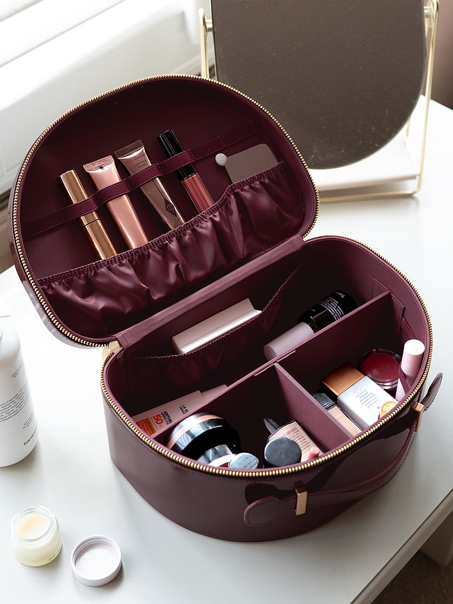 Stackers Vanity Trousse de Toilette, bordeaux