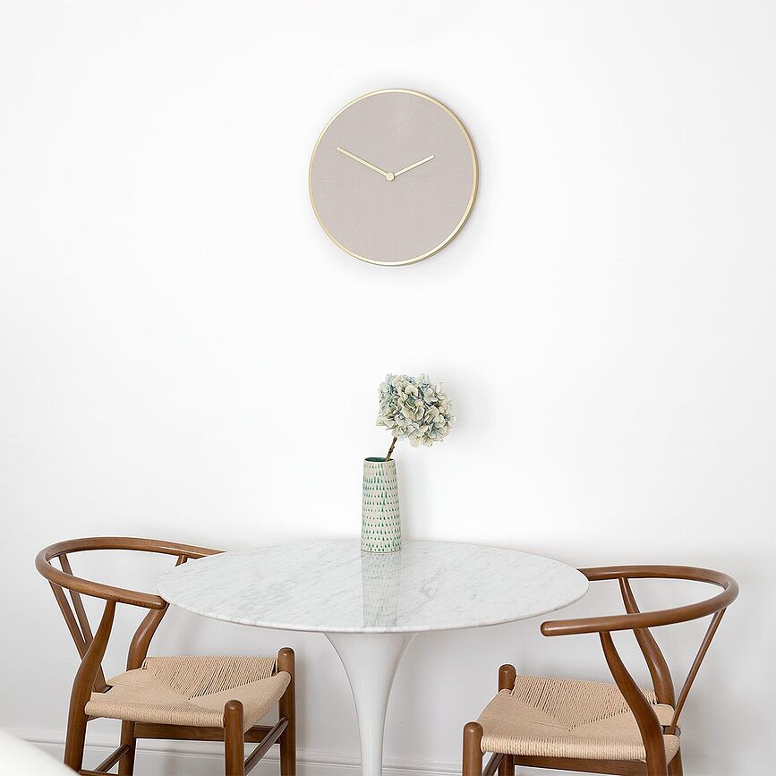 Stackers Wall clock 40 cm white