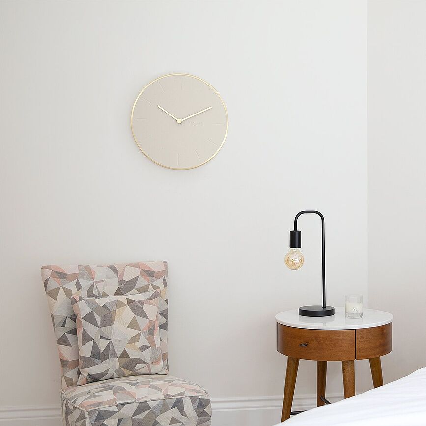 Stackers Wall clock 40 cm white