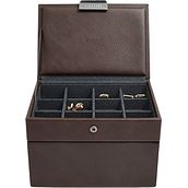 Stackers Watch and cufflinks valet brown-grey