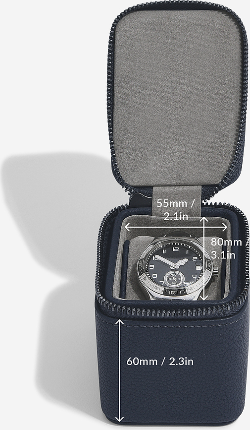 Stackers Watch box navy blue