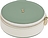 Stackers Wave Boîte à Bijoux de Voyage ronde, crème et verte