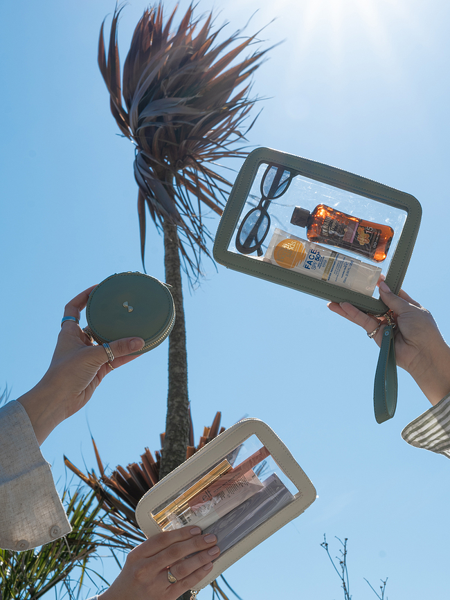 Stackers Wave Kozmetične torbice s torbico za nakit, 3-delni set