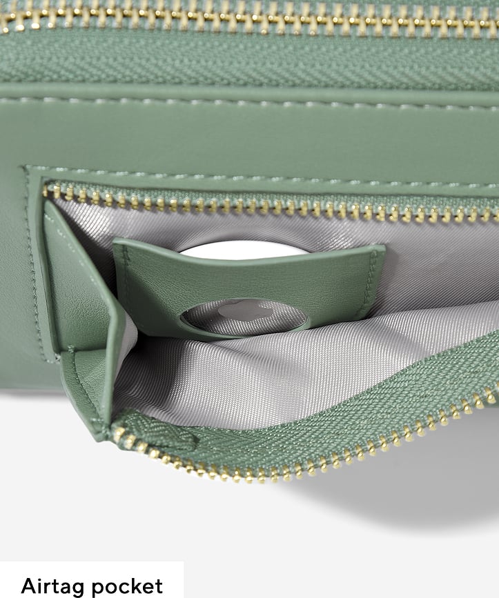 Stackers Wave Ženski Novčanik s futrolom za kartice i ogledalom kremasto-breskvasti