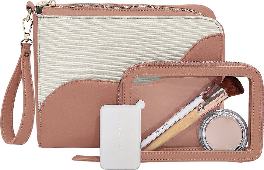 Stackers Wave Trousse de Toilette avec miroir