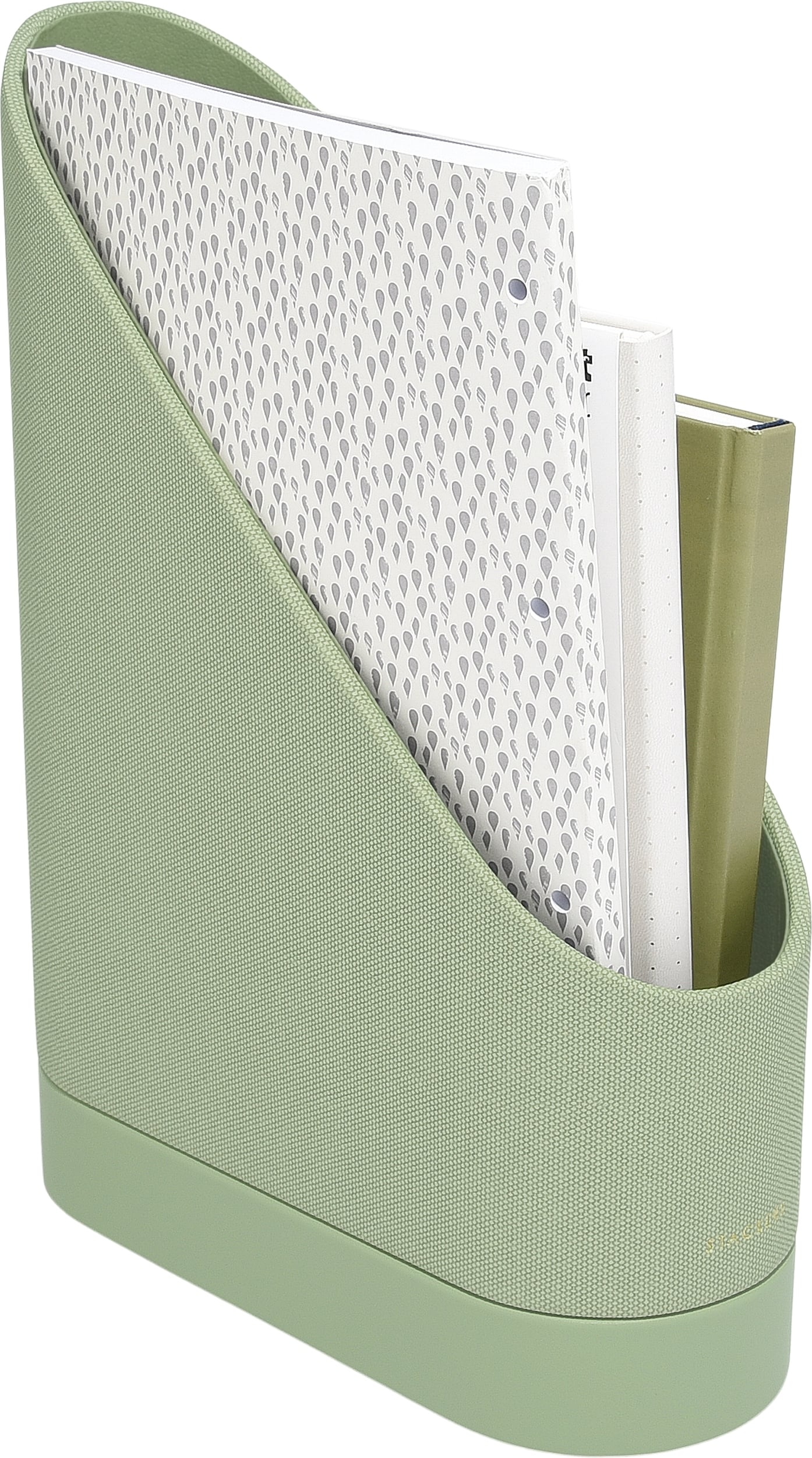 Stackers Zeitschriften-Organizer 25 x 33 cm, pistazienfarben, 2-teilig