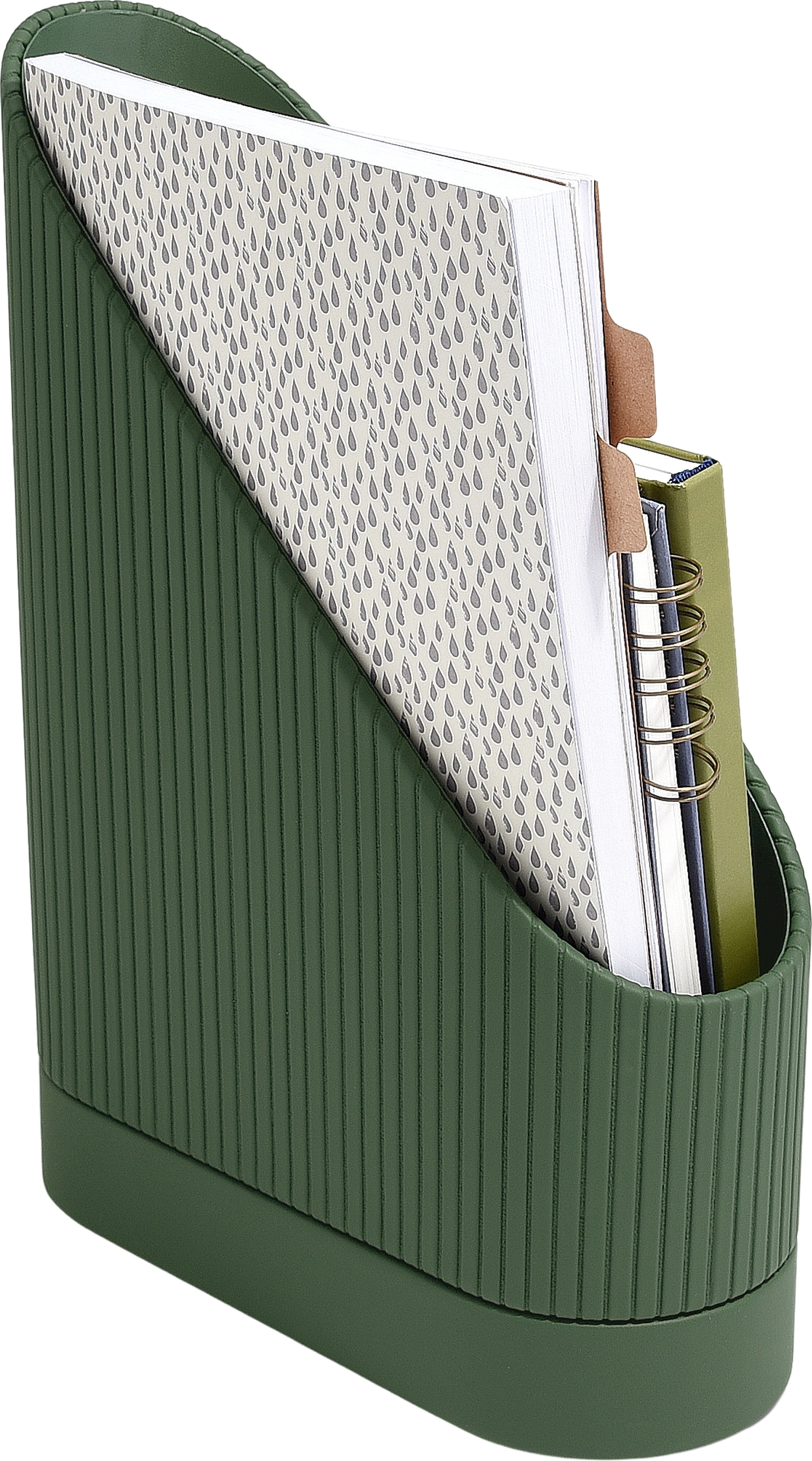 Stackers Zeitschriften-Organizer 25 x 33 cm, smaragdgrün, 2 St.