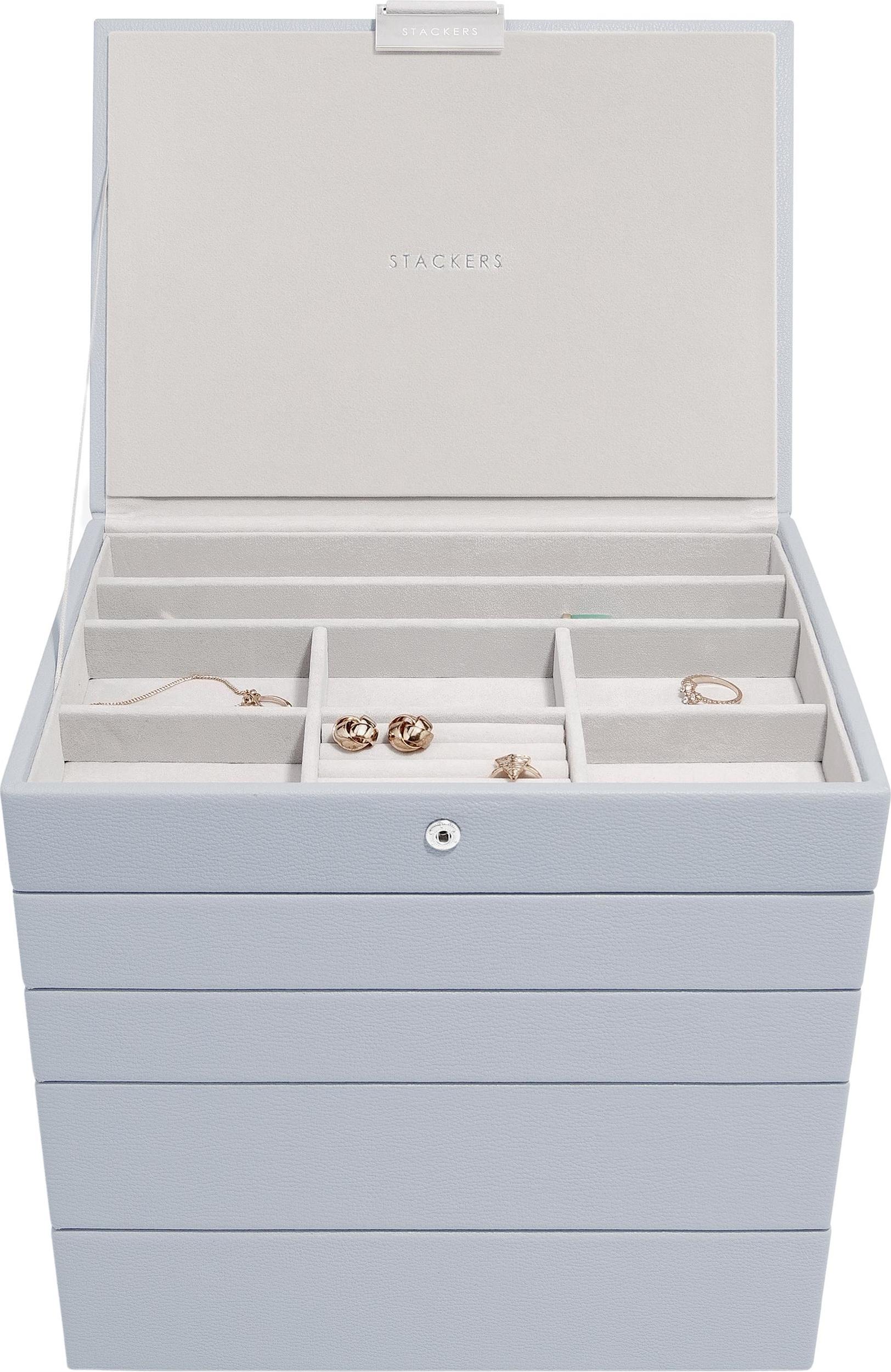 Szkatułka na biżuterię Stackers pięcioelementowa classic lawendowa