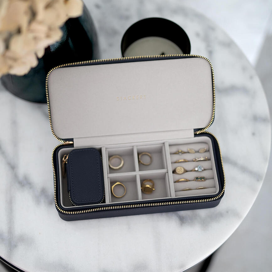 Travel Large Stackers Kutija putna za nakit svijetlobež