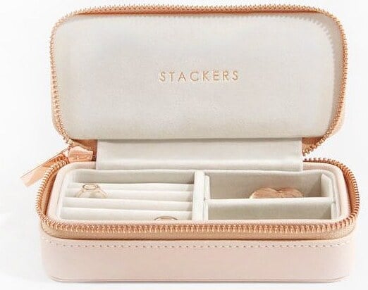 Travel Medium Stackers Schmuck-Reisekästchen blush pink