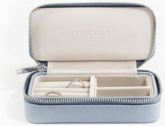 Travel Medium Stackers Schmuck-Reisekästchen dusky blue
