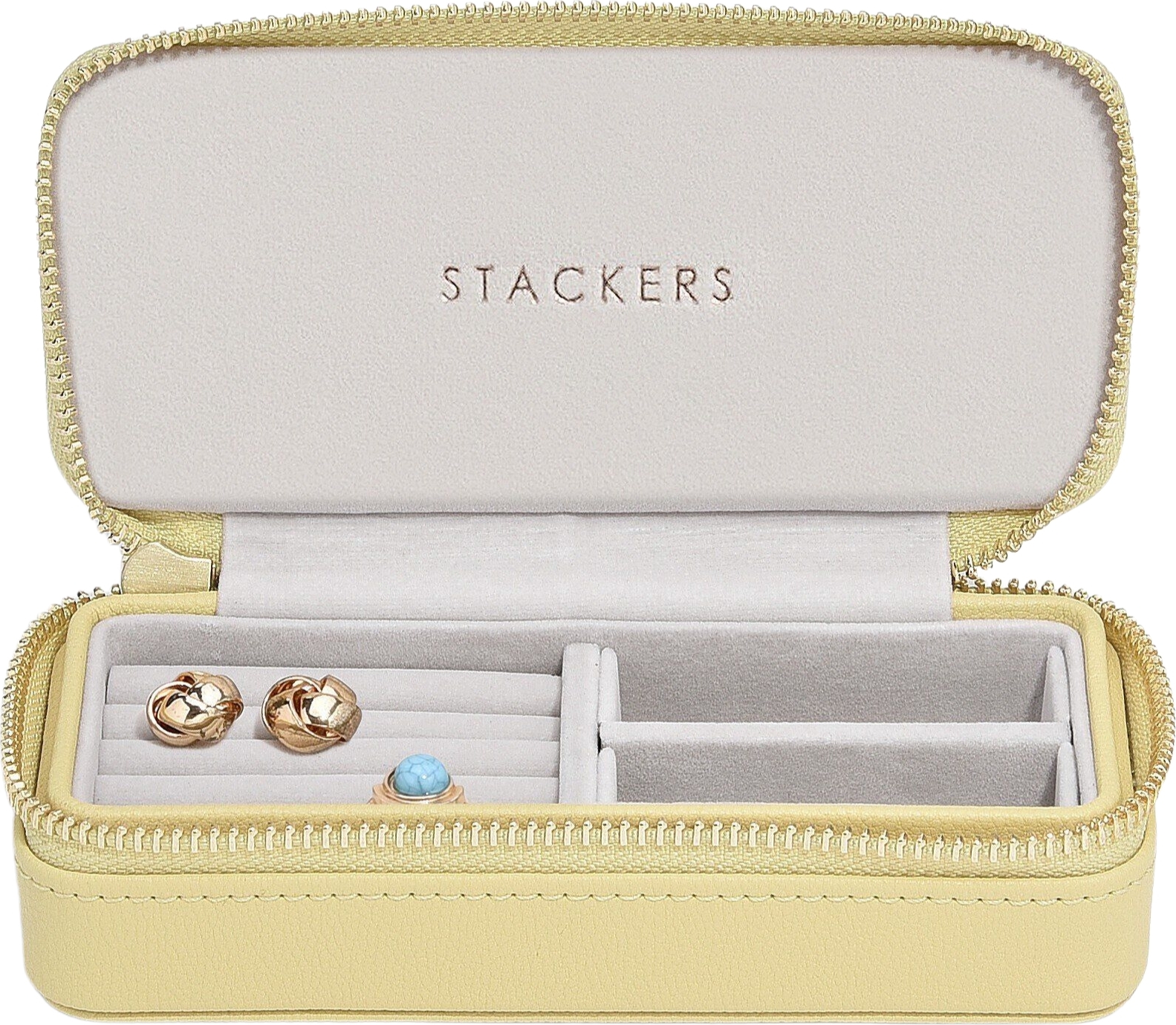 Travel Medium Stackers Schmuck-Reisekästchen gelb