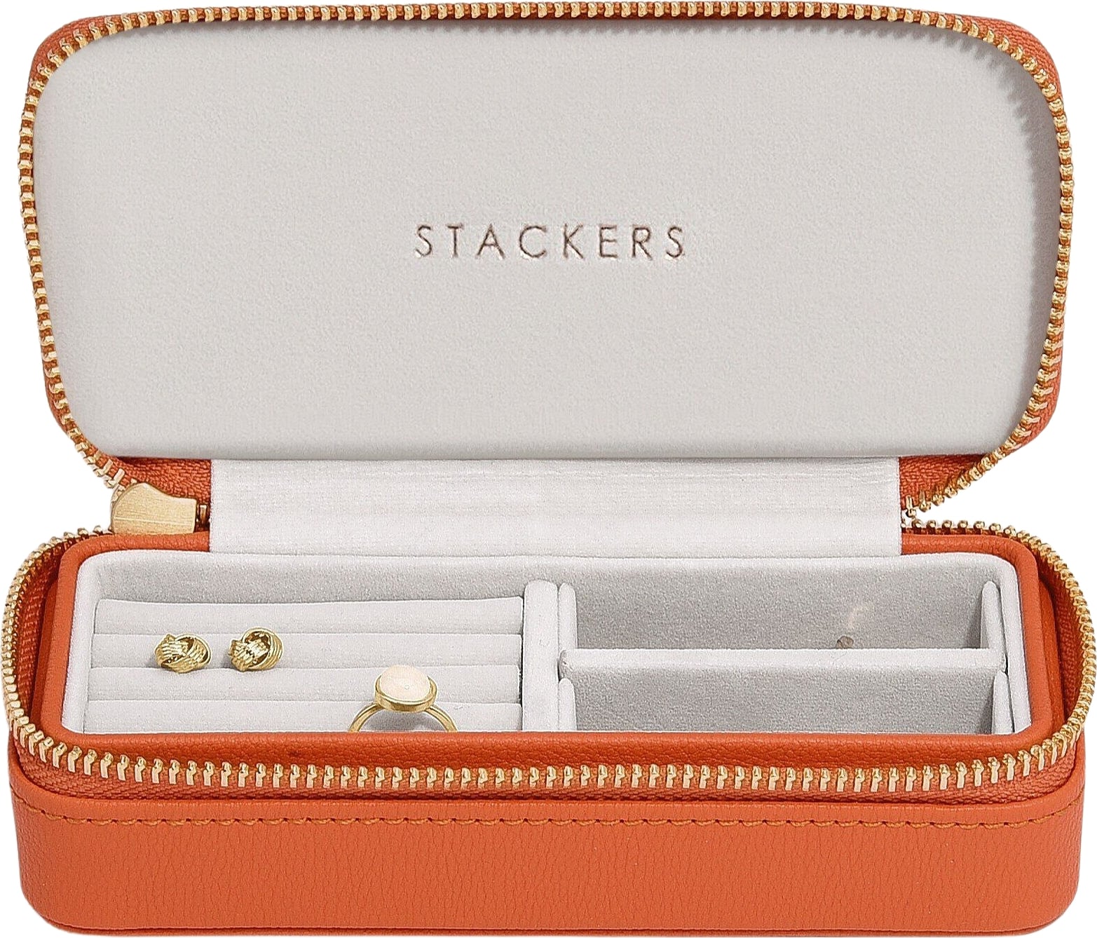 Travel Medium Stackers Schmuck-Reisekästchen orangefarben
