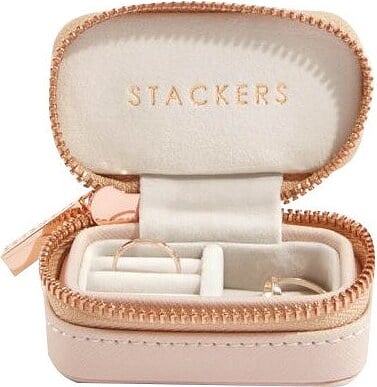 Travel Mini Stackers Schmuck-Reisekästchen blush pink