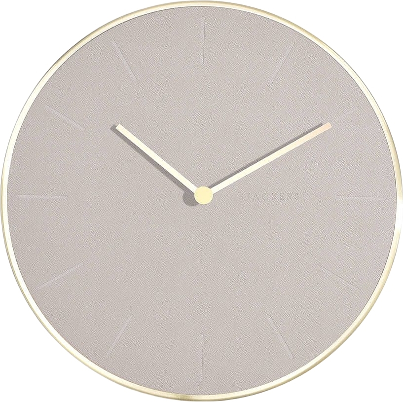 Zegar ścienny Stackers 40 cm taupe