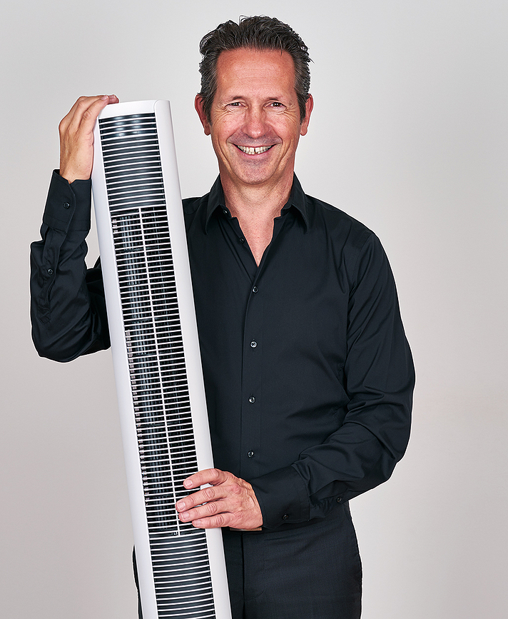 Peter Ventilateur Colonne, blanc