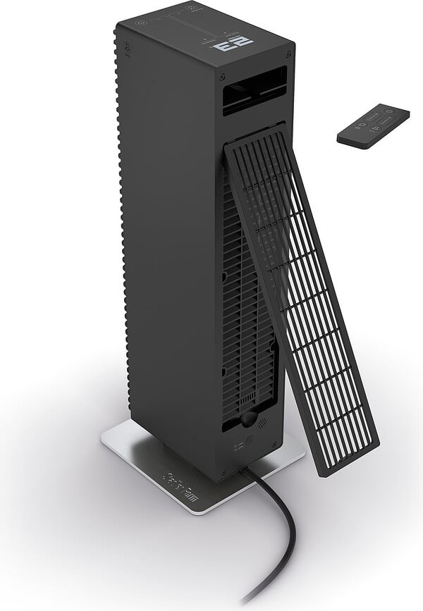 Calefactor oscilante Paul, negro