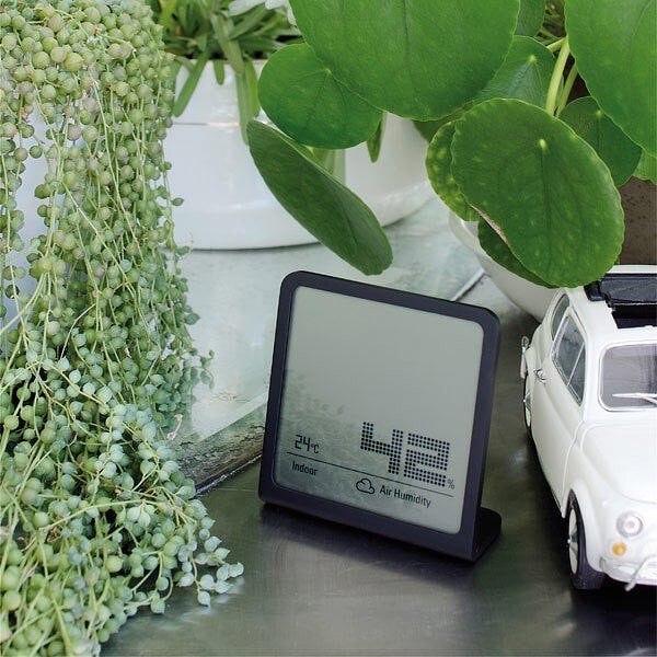 Higrómetro Selina, negro