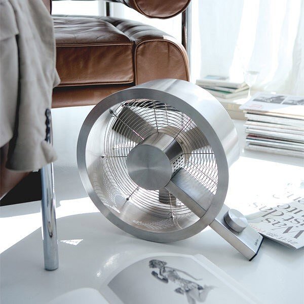 Ventilador Q, plateado