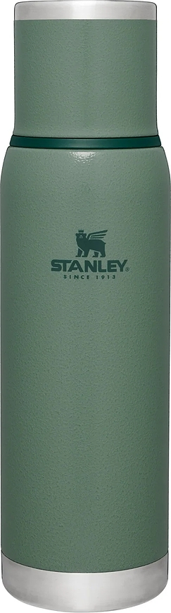 Adventure To-Go Thermos, vert martelé