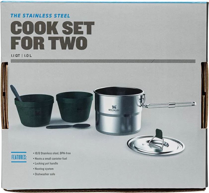 Stanley Adventure Stainless Steel Camping Cook Set For Two 1.0L