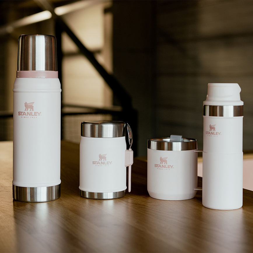 Classic Thermos Alimentaire avec cuillère, 0,4 L, rose clair