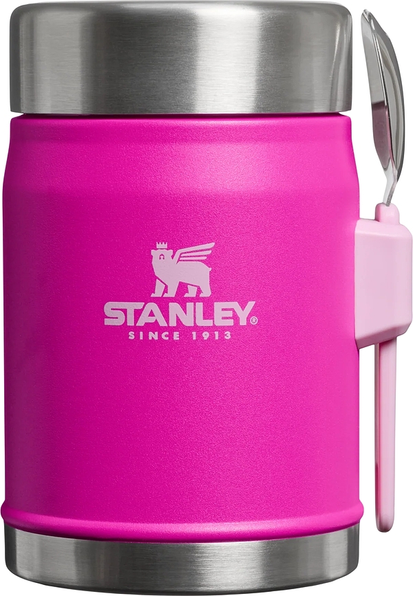 Classic Thermos Alimentaire avec cuillère, 0,4 l, rose