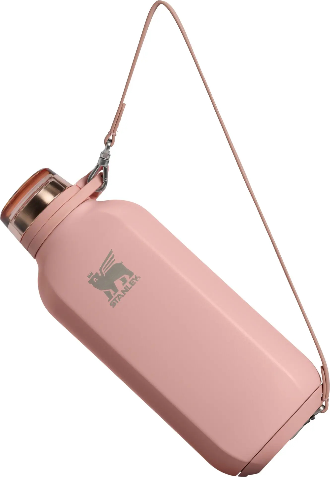 Clutch Trinkflasche mit abnehmbarem Griff 470 ml, Peach Rose