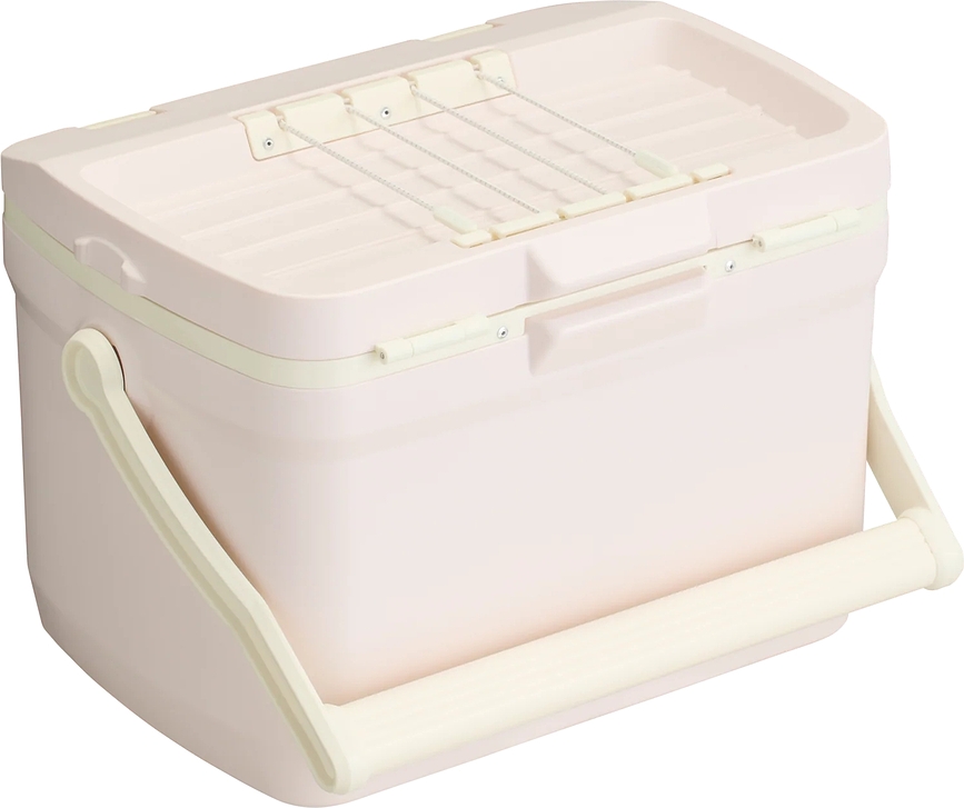 Easy-Carry Outdoor Rose Quartz Glacière, 15,1 l