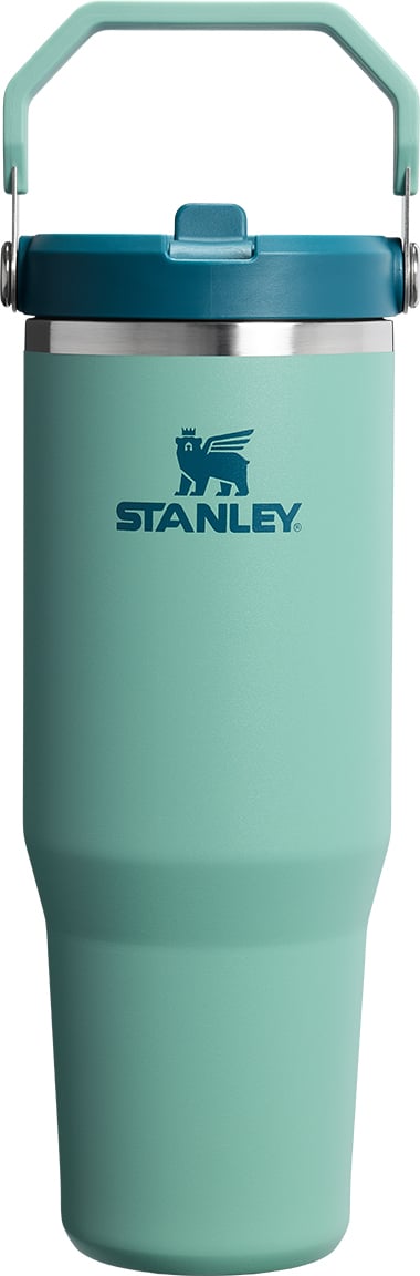 IceFlow 2.0 Thermobecher mit Griff und Strohhalm, Spring Green, 890 ml