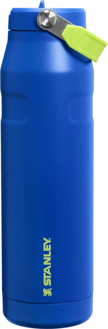 IceFlow Flip Thermoflasche mit Strohhalm 1,06 l, Cobalt Chartreuse
