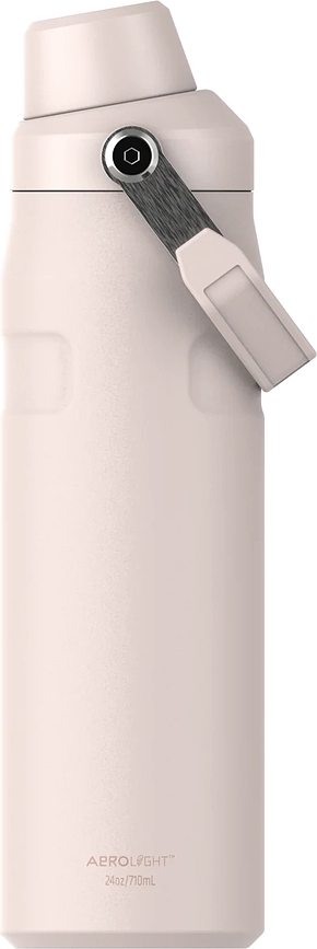 IceFlow Rose Quartz Bouteille Isotherme avec poignée, 710 ml