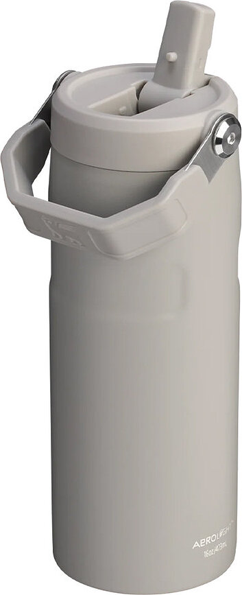 IceFlow termoflaske med sugerør Chili Black 470 ml