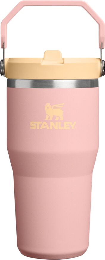 IceFlow termokop med håndtag og sugerør, Peach Rose, 590 ml