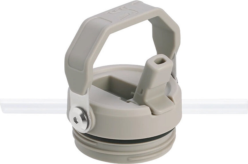 IceFlow Thermal Bottle with Straw, Ash, 470 ml