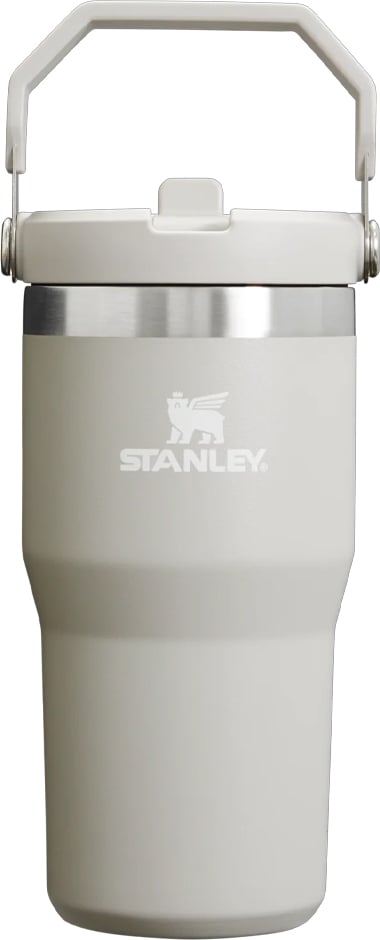 IceFlow Thermobecher mit Griff und Strohhalm Ash 590 ml