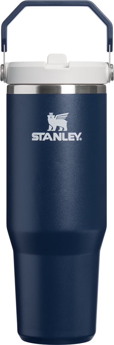 IceFlow Thermobecher mit Griff und Strohhalm Dark Navy 890 ml