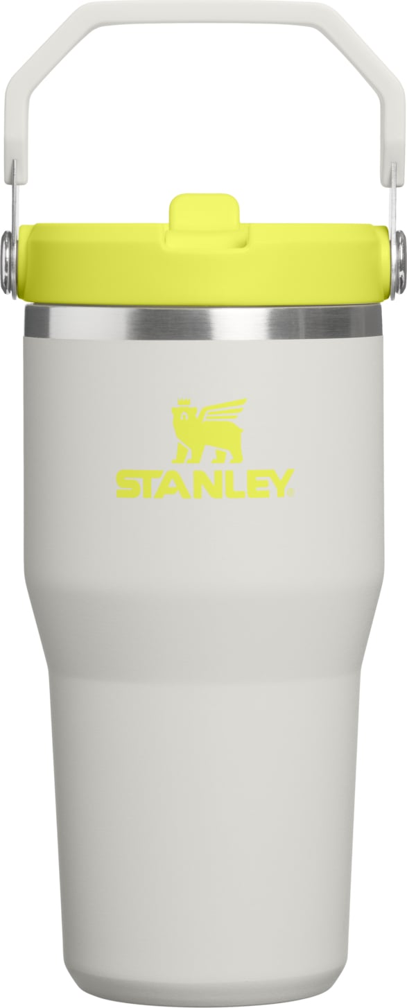 IceFlow Thermobecher mit Griff und Strohhalm Pale Stone Atomic 590 ml