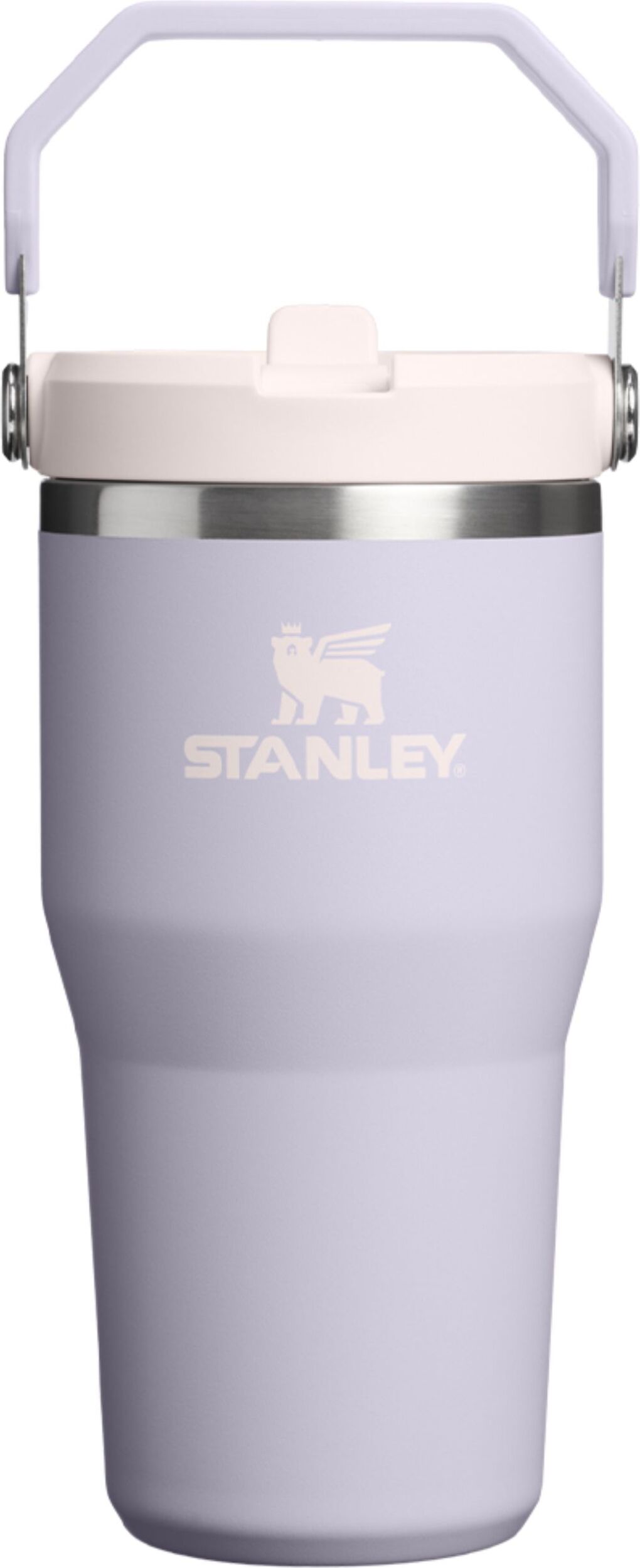 IceFlow Thermobecher mit Griff und Strohhalm, Purple Dust, 590 ml