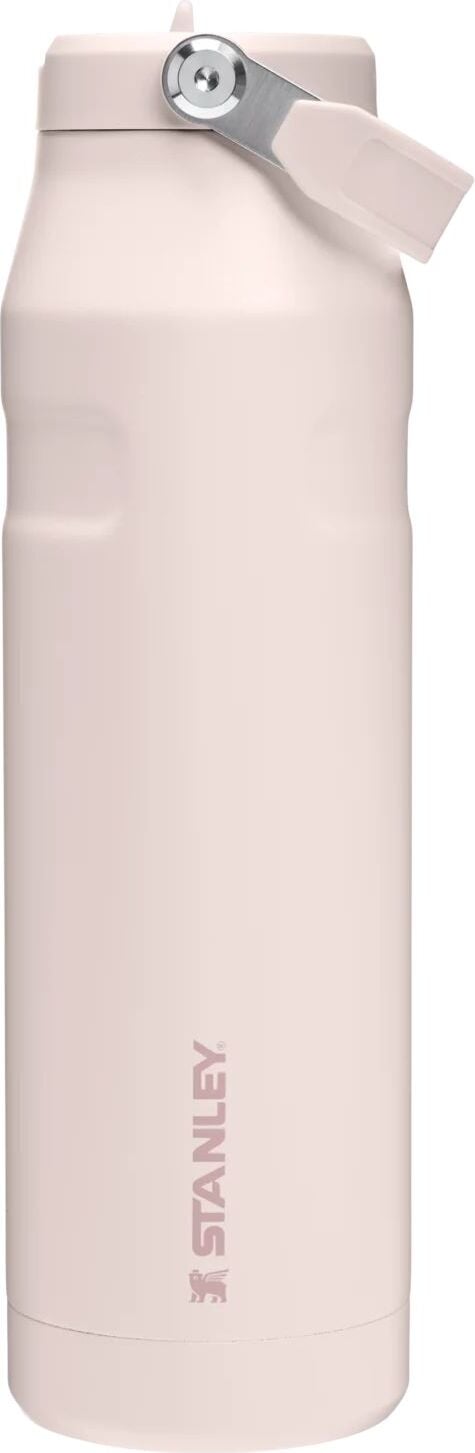 IceFlow Thermoflasche mit Strohhalm 1,06 l Rosenquarz