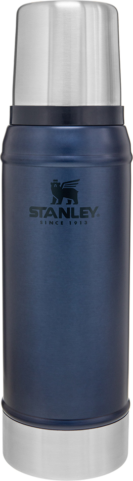 Stanley Classic 0.75 thermos - Black & Blue Shop