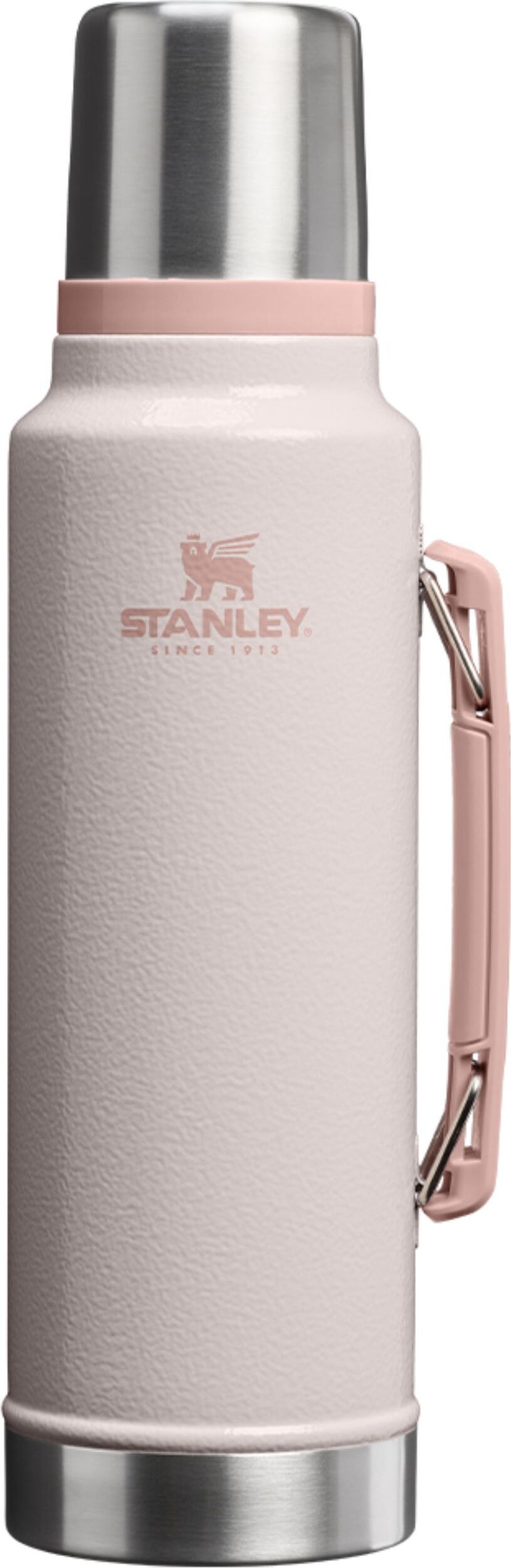 Legendary Classic Thermoskanne mit Griff Hammertone Rose Quart 1,4 l