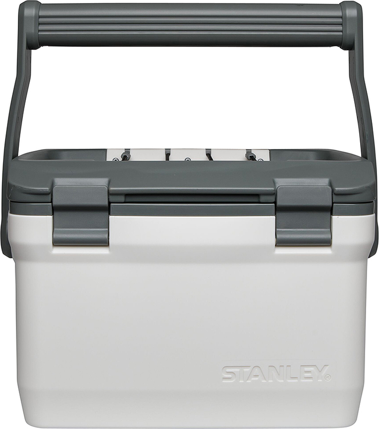 Nevera Portátil pasiva Adventure, 28,3 L, blanco y gris