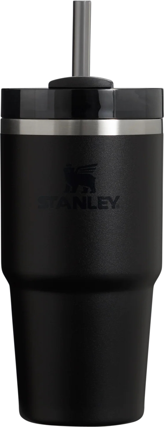 Quencher H2.0 2.0 Thermobecher mit Strohhalm, 600 ml, schwarz
