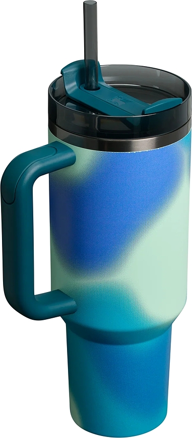 Quencher H2.0 Flowstate Gobelet isotherme avec paille, 1,18 L, Periwinkle Shimmer