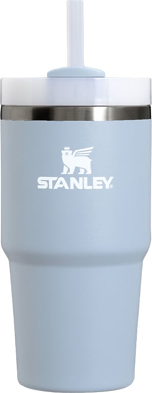 Quencher H2.0 Flowstate Thermobecher mit Griff und Strohhalm, Blue Dream Stone, 590 ml