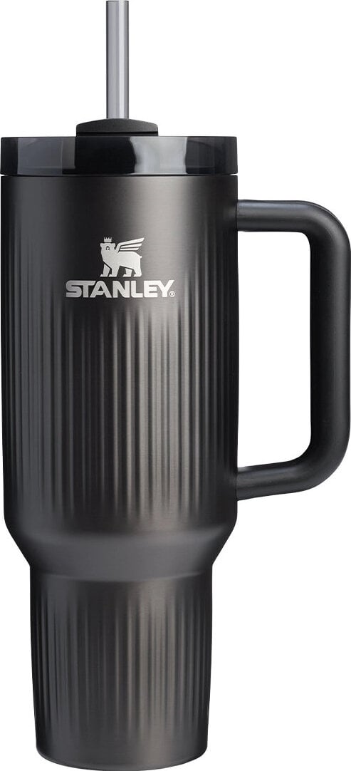 Quencher H2.0 Flowstate Thermobecher mit Strohhalm, Black PVD, 1,18 l